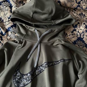 Nike Hoodie Green Large